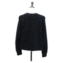 FENDI Trainer Cotton S Black FS7102 Auth 196743M-2