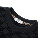 FENDI Trainer Cotton S Black FS7102 Auth 196743M-5