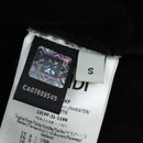 FENDI Trainer Cotton S Black FS7102 Auth 196743M-9
