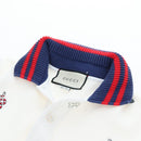 GUCCI Polo Shirt Short-Sleeved T-Shirt Cotton S White Auth 196745M-10