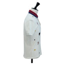 GUCCI Polo Shirt Short-Sleeved T-Shirt Cotton S White Auth 196745M-4