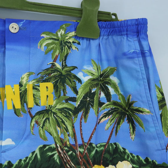 GUCCI Shorts Pants Cotton 48 Blue 672698 Auth 196747M