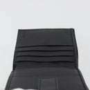 LOEWE Anagram Wallet Leather Black Silver Auth 196748V-20