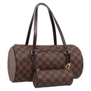 LOUIS VUITTON Damier Ebene Papillon 30 Hand Bag N51303 LV Auth 196760V-1