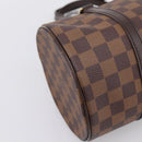 LOUIS VUITTON Damier Ebene Papillon 30 Hand Bag N51303 LV Auth 196760V-14