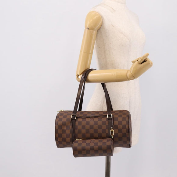 LOUIS VUITTON Damier Ebene Papillon 30 Hand Bag N51303 LV Auth 196760V