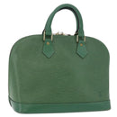 LOUIS VUITTON Epi Alma Hand Bag Borneo Green M52144 LV Auth 196763V-1