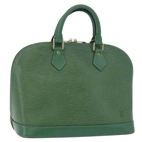 LOUIS VUITTON Epi Alma Hand Bag Borneo Green M52144 LV Auth 196763V