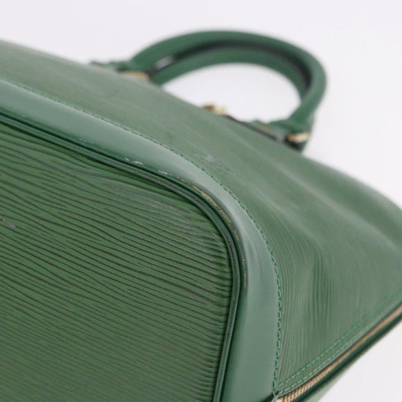 LOUIS VUITTON Epi Alma Hand Bag Borneo Green M52144 LV Auth 196763V