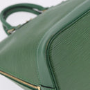 LOUIS VUITTON Epi Alma Hand Bag Borneo Green M52144 LV Auth 196763V-16