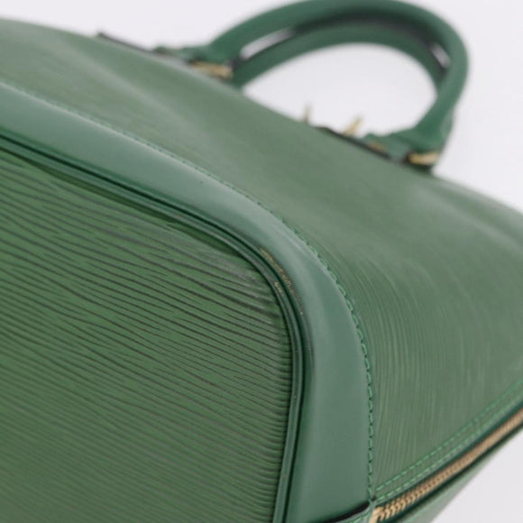 LOUIS VUITTON Epi Alma Hand Bag Borneo Green M52144 LV Auth 196763V