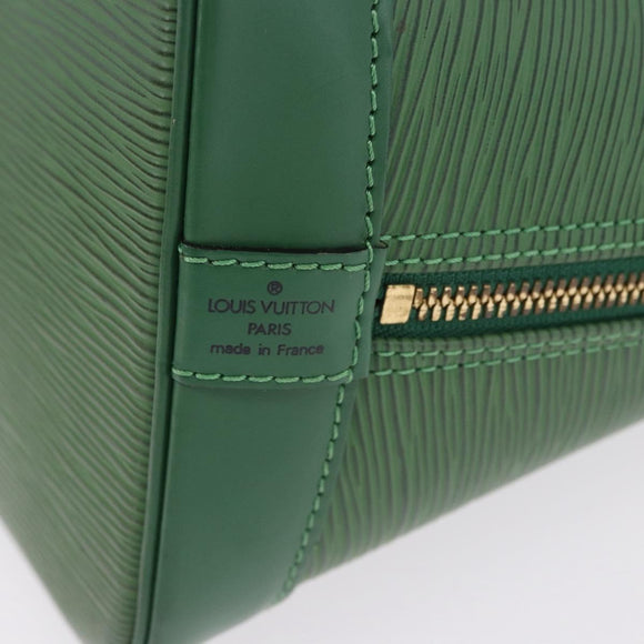LOUIS VUITTON Epi Alma Hand Bag Borneo Green M52144 LV Auth 196763V