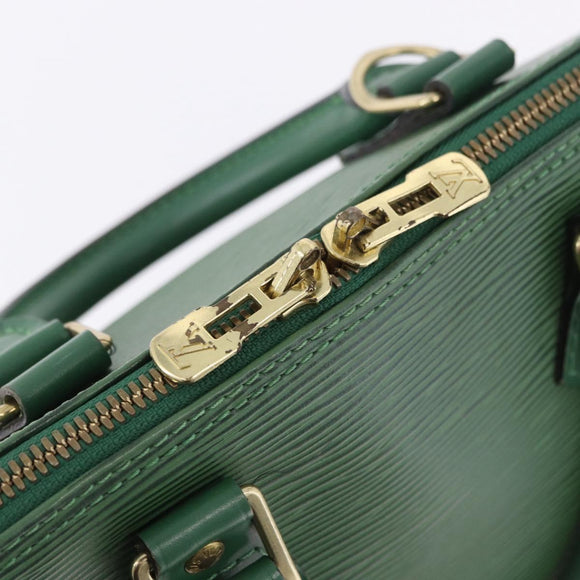 LOUIS VUITTON Epi Alma Hand Bag Borneo Green M52144 LV Auth 196763V