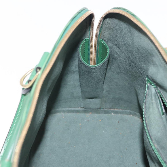 LOUIS VUITTON Epi Alma Hand Bag Borneo Green M52144 LV Auth 196763V