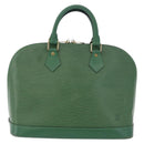LOUIS VUITTON Epi Alma Hand Bag Borneo Green M52144 LV Auth 196763V-13