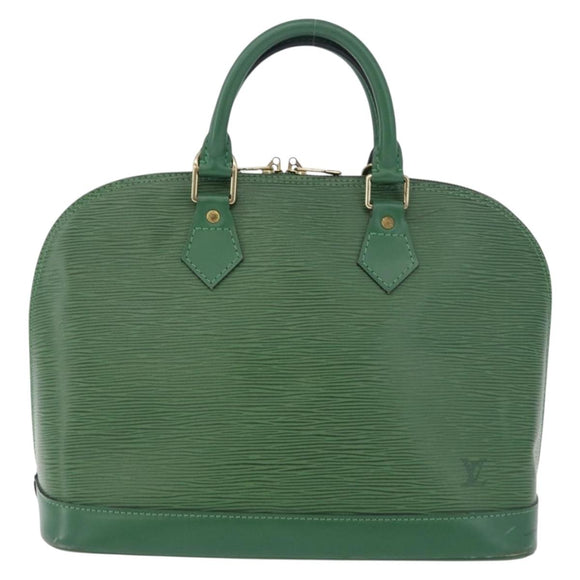 LOUIS VUITTON Epi Alma Hand Bag Borneo Green M52144 LV Auth 196763V