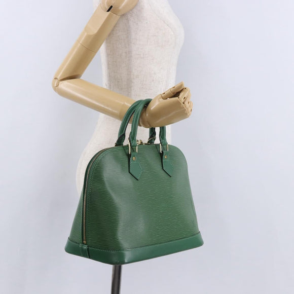 LOUIS VUITTON Epi Alma Hand Bag Borneo Green M52144 LV Auth 196763V