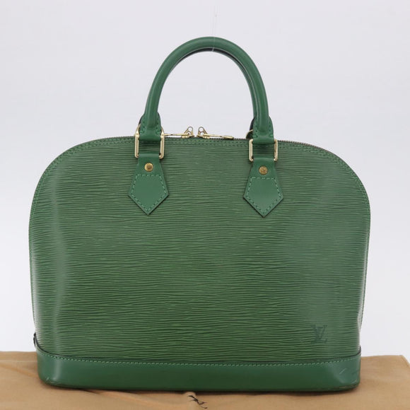 LOUIS VUITTON Epi Alma Hand Bag Borneo Green M52144 LV Auth 196763V
