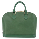 LOUIS VUITTON Epi Alma Hand Bag Borneo Green M52144 LV Auth 196763V-2