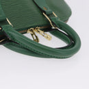 LOUIS VUITTON Epi Alma Hand Bag Borneo Green M52144 LV Auth 196763V-8