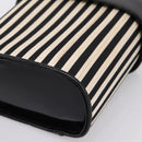 Salvatore Ferragamo Gancini Hand Bag Patent leather 2way Black Gold Auth 196764-12