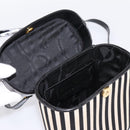 Salvatore Ferragamo Gancini Hand Bag Patent leather 2way Black Gold Auth 196764-16
