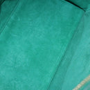 SAINT LAURENT Classic Duffle Bag Leather 2way Green Gold 322049 Auth 196768V-10