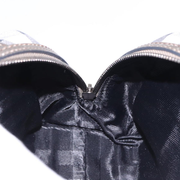 BURBERRY Nova Check Hand Bag Canvas Gray Auth 196772V