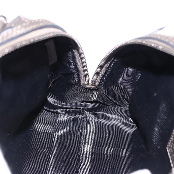 BURBERRY Nova Check Hand Bag Canvas Gray Auth 196772V