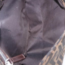 FENDI Zucca Canvas Mamma Baguette Shoulder Bag Brown Black Auth 196776V-21