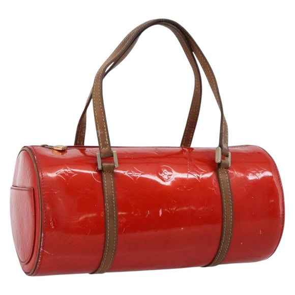 LOUIS VUITTON Monogram Vernis Bedford Hand Bag Red M91986 LV Auth 196779