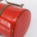 LOUIS VUITTON Monogram Vernis Bedford Hand Bag Red M91986 LV Auth 196779-10
