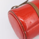 LOUIS VUITTON Monogram Vernis Bedford Hand Bag Red M91986 LV Auth 196779-11