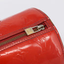 LOUIS VUITTON Monogram Vernis Bedford Hand Bag Red M91986 LV Auth 196779-14