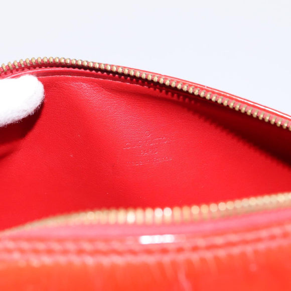 LOUIS VUITTON Monogram Vernis Bedford Hand Bag Red M91986 LV Auth 196779