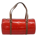 LOUIS VUITTON Monogram Vernis Bedford Hand Bag Red M91986 LV Auth 196779-2