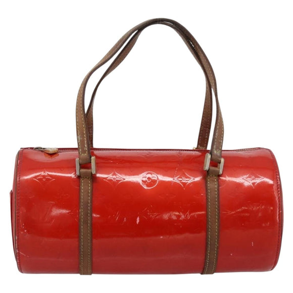 LOUIS VUITTON Monogram Vernis Bedford Hand Bag Red M91986 LV Auth 196779