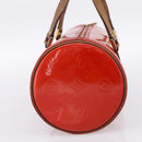LOUIS VUITTON Monogram Vernis Bedford Hand Bag Red M91986 LV Auth 196779-5