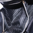 PRADA Hand Bag Nylon 2way Black Gold Auth 196783V-26