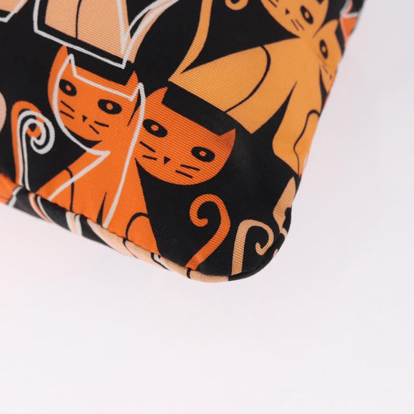 Miu Miu Purse Pouch Nylon Orange Auth 196784V