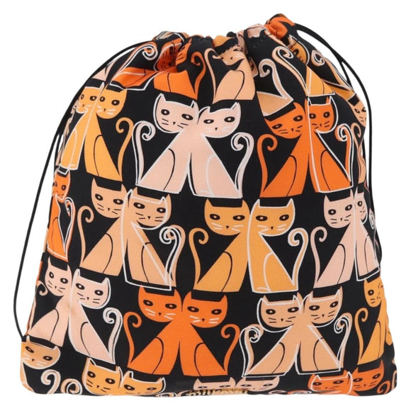 Miu Miu Purse Pouch Nylon Orange Auth 196784V