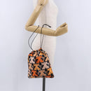 Miu Miu Purse Pouch Nylon Orange Auth 196784V-22