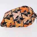 Miu Miu Purse Pouch Nylon Orange Auth 196784V-5