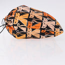 Miu Miu Purse Pouch Nylon Orange Auth 196784V-6