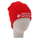 Chrome Hearts Knitted Fabrics Cap Wool Red Auth 196785M-1