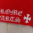 Chrome Hearts Knitted Fabrics Cap Wool Red Auth 196785M-6