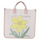 GUCCI GG Supreme Children Tote Bag PVC White 605831 Auth 196787M-13