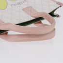 GUCCI GG Supreme Children Tote Bag PVC White 605831 Auth 196787M-7