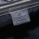 GUCCI Interlocking Web Sherry Line Bag Patent leather Black 170010 Auth 196790V-19