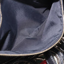 GUCCI Interlocking Web Sherry Line Bag Patent leather Black 170010 Auth 196790V-23